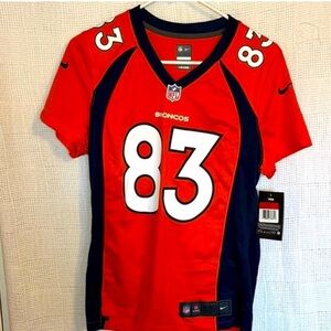 Nike Wes Welker Denver Broncos football jersey NWT woman's large.
